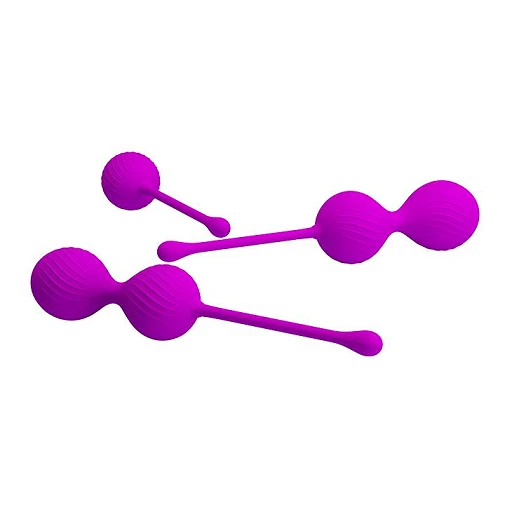 Zestaw kulek Kegel Ball Purple - zestaw 3 szt. — zdjęcie 6