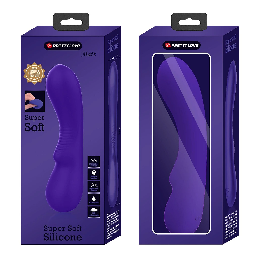Wibrator punktu G Matt Purple – 12 trybów, funkcja pamięci — zdjęcie 13