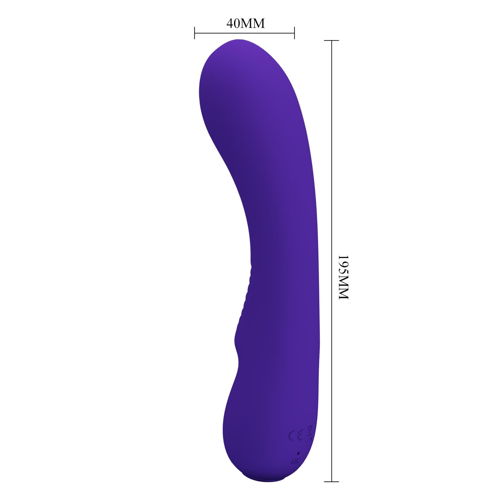 Wibrator punktu G Matt Purple – 12 trybów, funkcja pamięci — zdjęcie 10