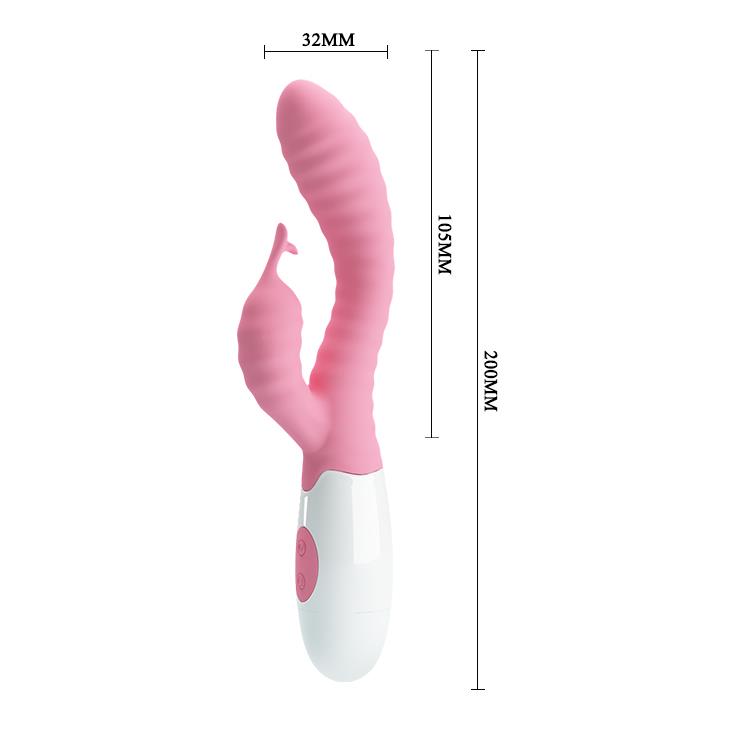 Wibrator króliczek Pretty Love Hyman Lila – 30 trybów, silikon — zdjęcie 4