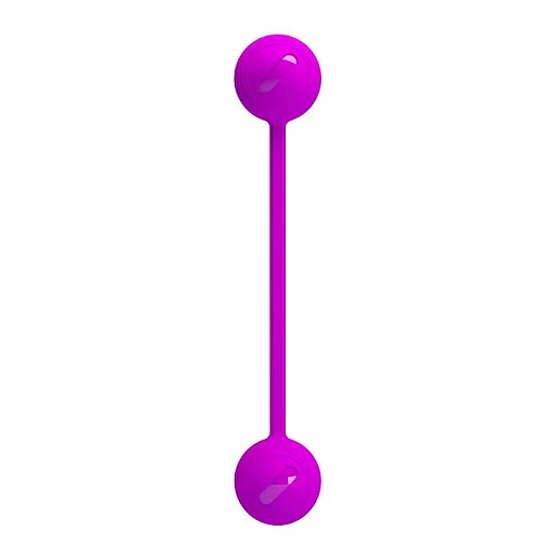 Kulki gejszy Kegel Ball III - fioletowy pasek — zdjęcie 2