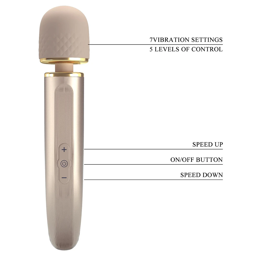 Masażer wand Interesting Massager – 5 prędkości, 7 rytmów — zdjęcie 8