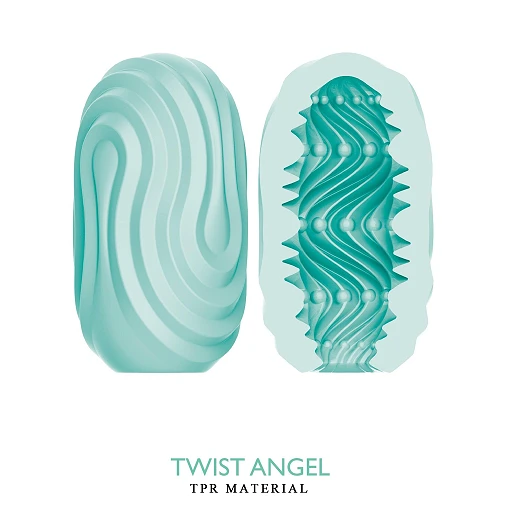Masażer intymny Twist Angel Cupid-X - elastyczny TPR — zdjęcie 3
