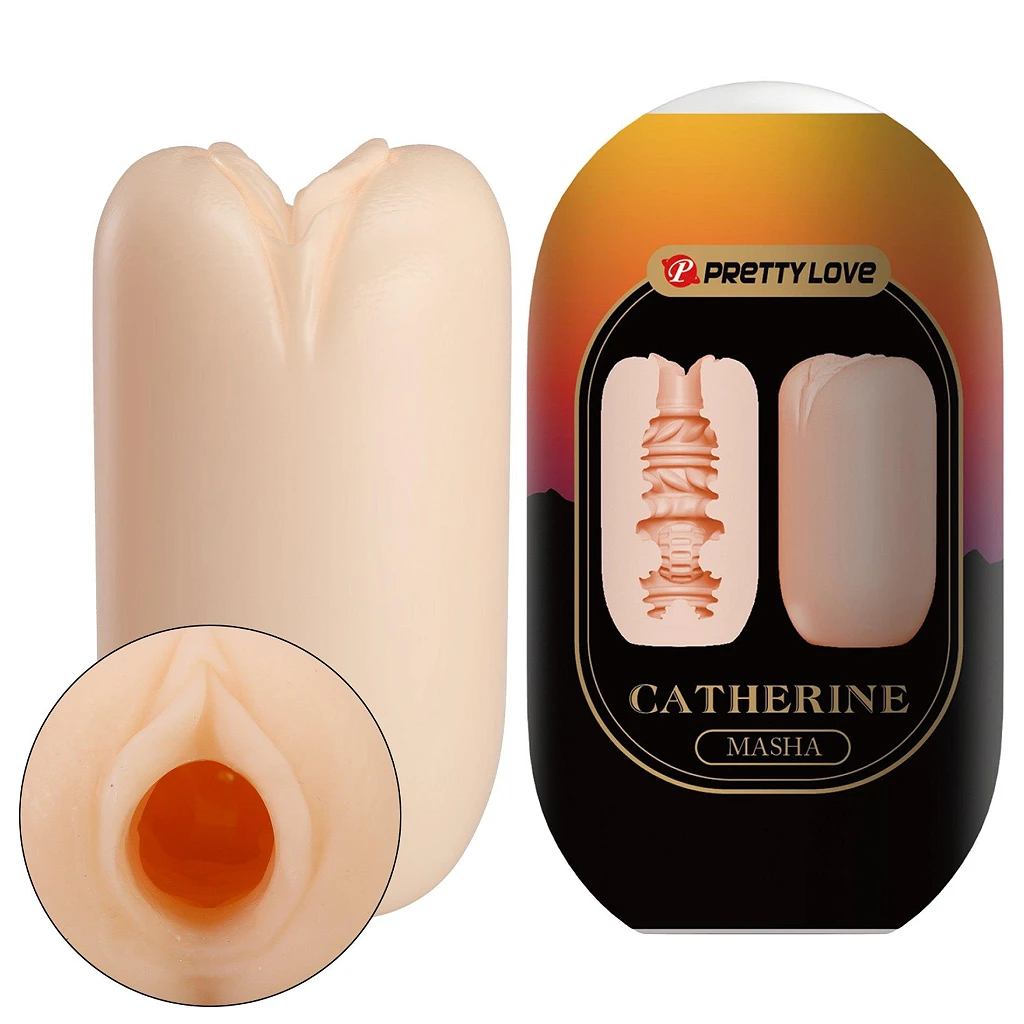 Masturbator Catherine Masha – elastyczna nakładka TPR