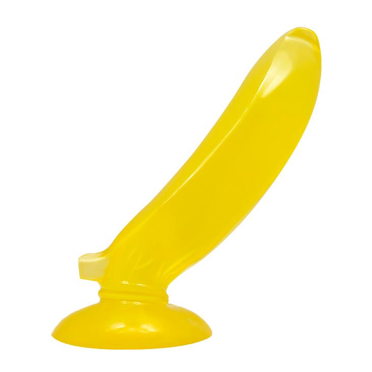 Dildo żelowe Passionate Fruit z przyssawką – żółte — zdjęcie 1