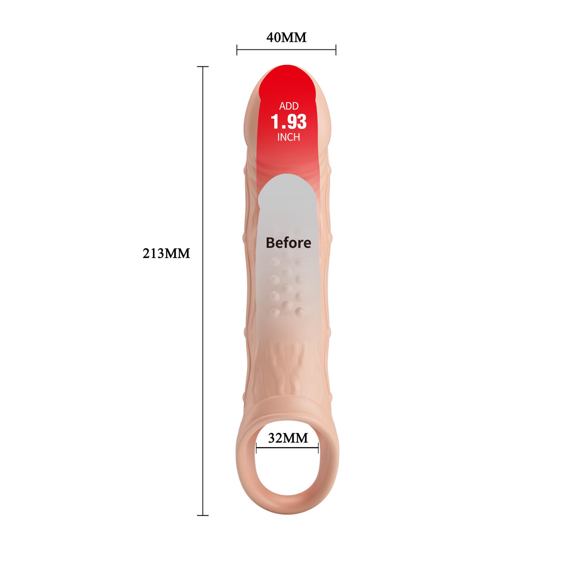 Nakładka na penisa Pretty Love Brad – wibracje i pętla na jądra — zdjęcie 9