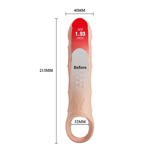 Nakładka na penisa Pretty Love Brad – wibracje i pętla na jądra — zdjęcie 9