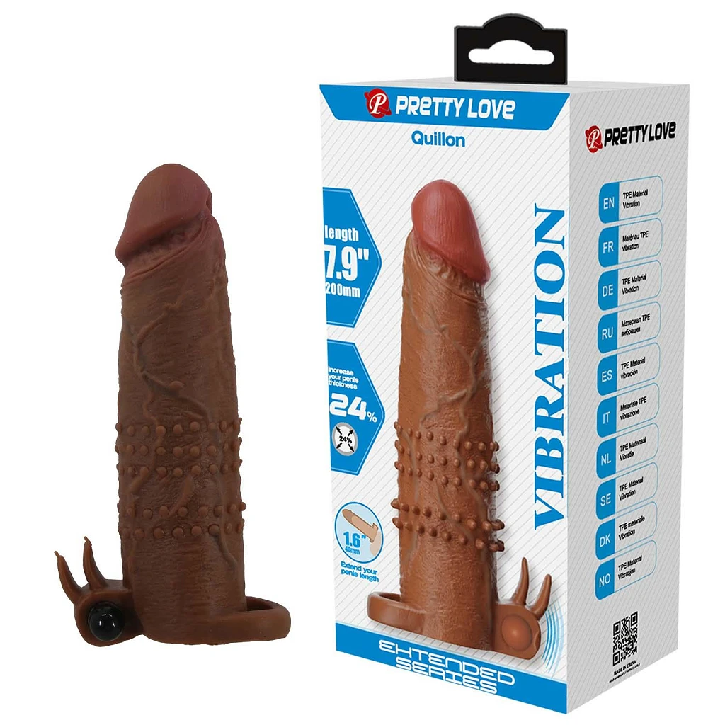 Nakładka Quillon - TPE, z wibracjami