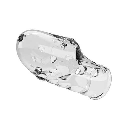 Nakładka na penisa Pretty Love Booker – przezroczysta, TPR, 8 cm — zdjęcie 7