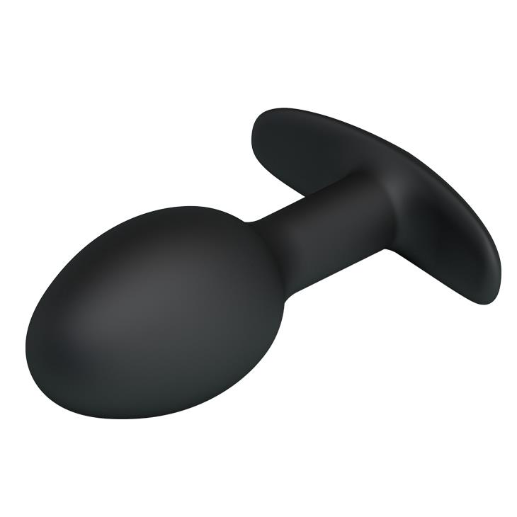 Korek analny Heavy Balls M – silikonowy, z obciążeniem — zdjęcie 3
