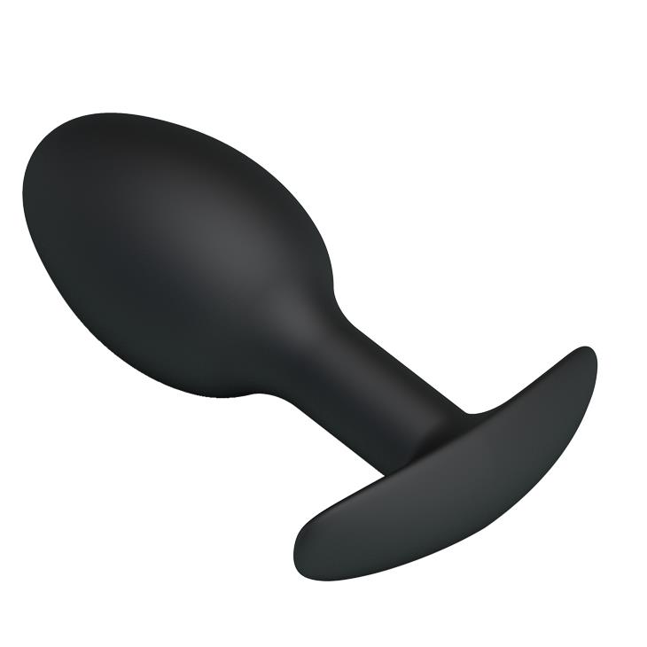 Korek analny Heavy Balls M – silikonowy, z obciążeniem — zdjęcie 4