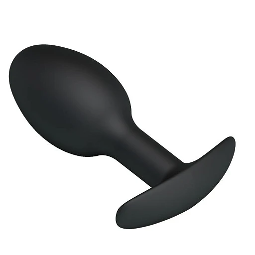 Korek analny Heavy Balls M – silikonowy, z obciążeniem — zdjęcie 4