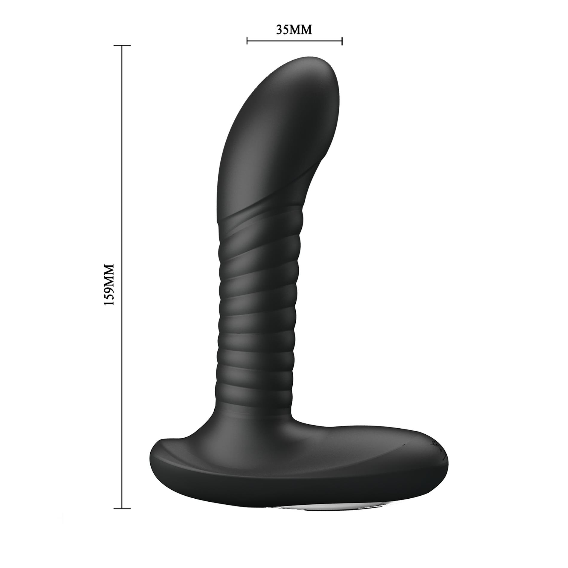 Masażer prostaty Mr Play Powerful - wibracje i rotacja — zdjęcie 3