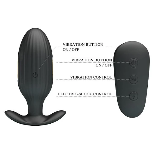 Korek analny Pretty Love Kelly – wibracje i elektrostymulacja — zdjęcie 4