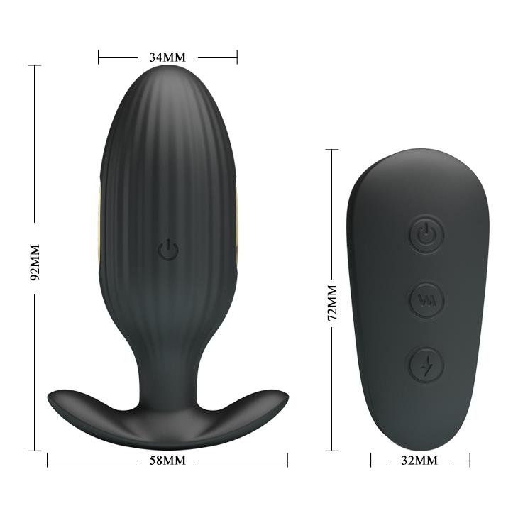 Korek analny Pretty Love Kelly – wibracje i elektrostymulacja — zdjęcie 6