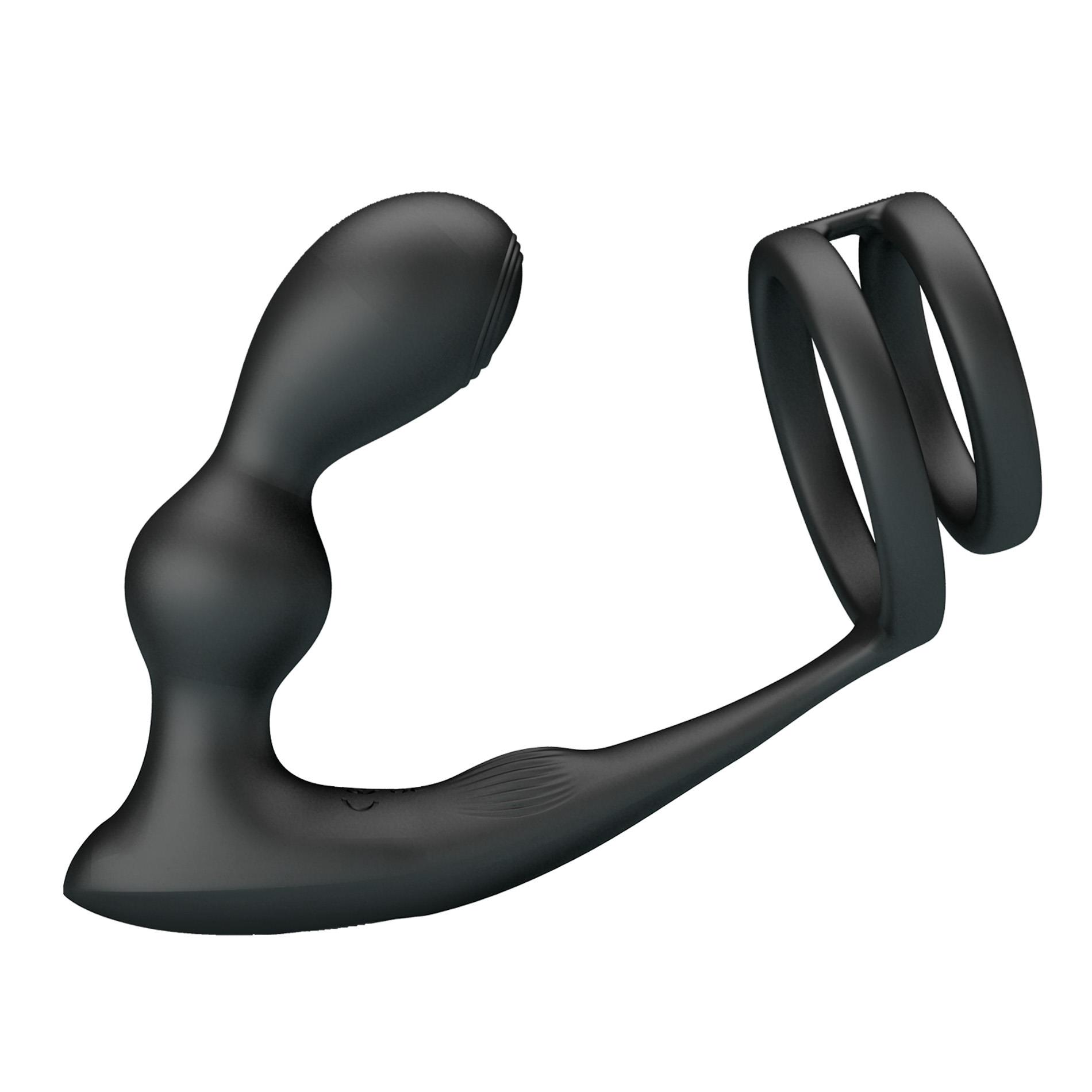 Masażer prostaty MR PLAY - 12 trybów, z pierścieniem — zdjęcie 1