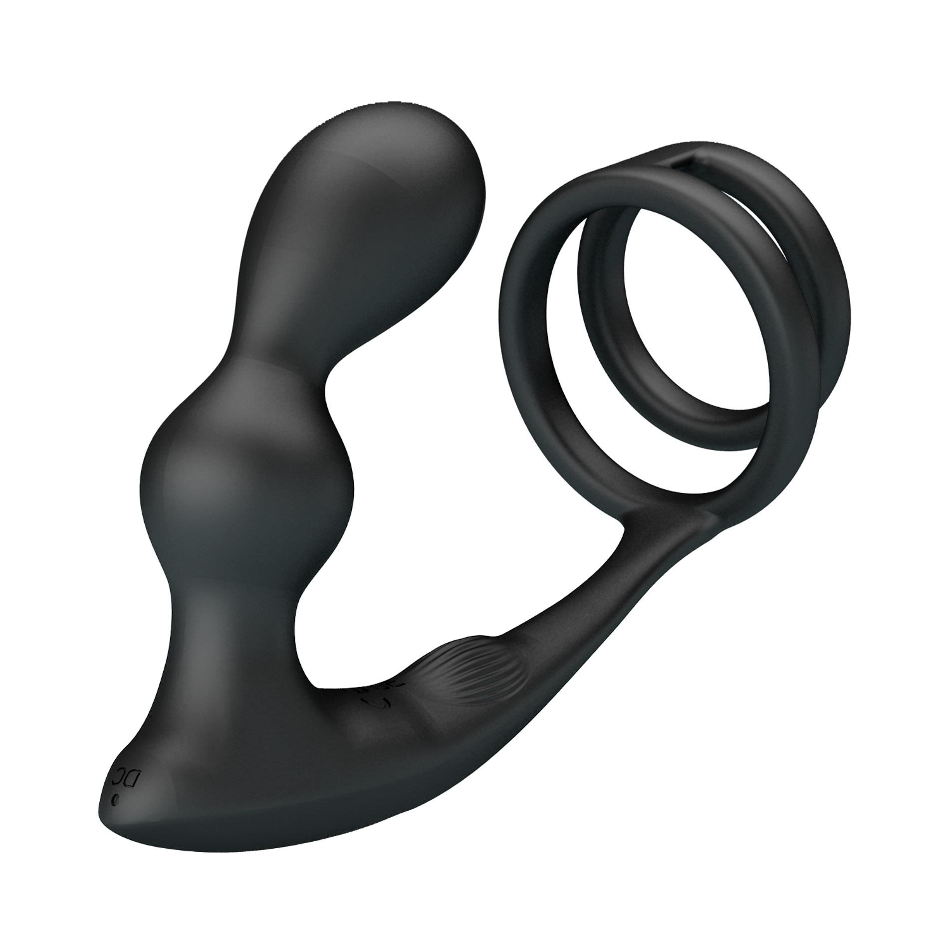 Masażer prostaty MR PLAY - 12 trybów, z pierścieniem — zdjęcie 3