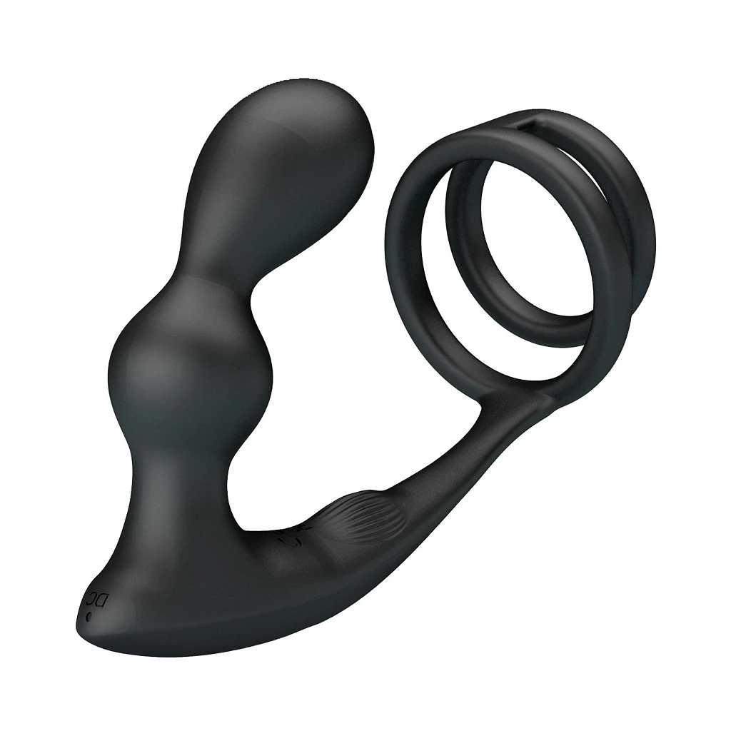Masażer prostaty MR PLAY - 12 trybów, z pierścieniem — zdjęcie 3