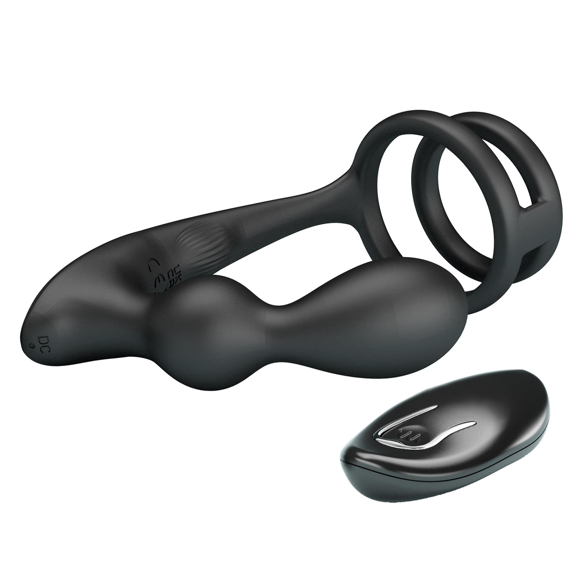 Masażer prostaty MR PLAY - 12 trybów, z pierścieniem — zdjęcie 2