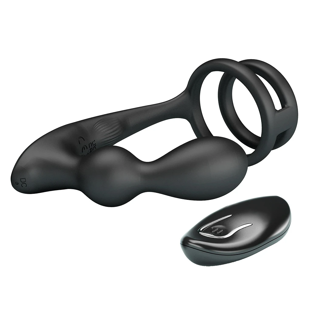 Masażer prostaty MR PLAY - 12 trybów, z pierścieniem — zdjęcie 2