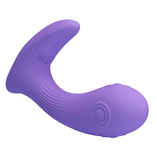 Wibrator Andromeda – silikonowy, 7 trybów, fioletowy — zdjęcie 3