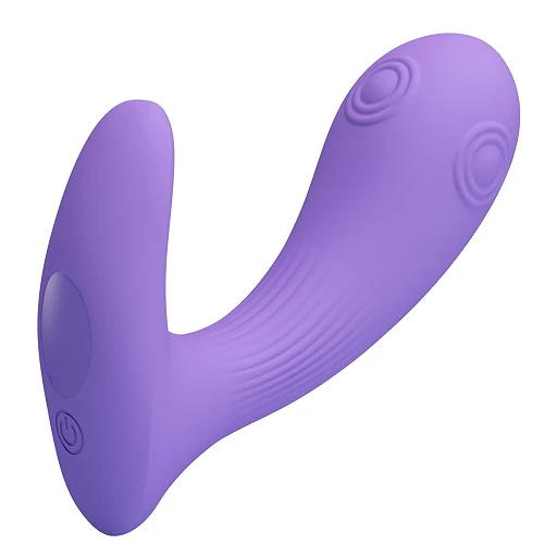Wibrator Andromeda – silikonowy, 7 trybów, fioletowy — zdjęcie 4