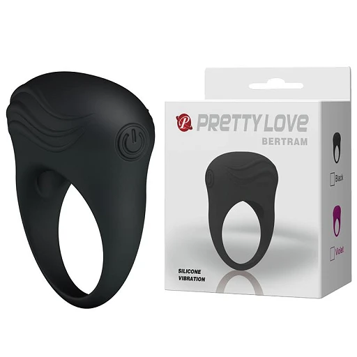 Pierścień erekcyjny Pretty Love Bertram – wibrujący, z wypustką — zdjęcie 8