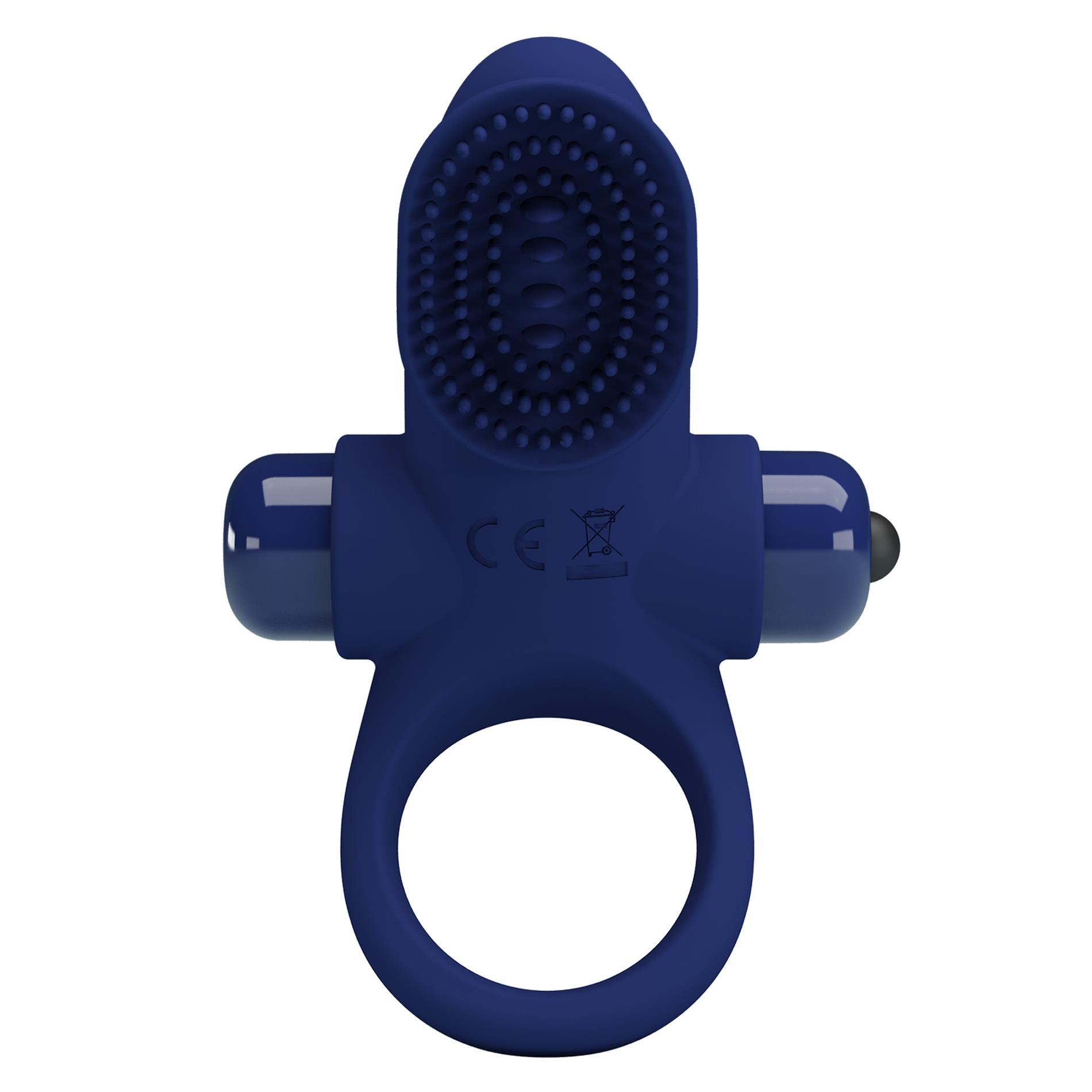 Pierścień erekcyjny wibracyjny Powerful Ring - silikon — zdjęcie 2