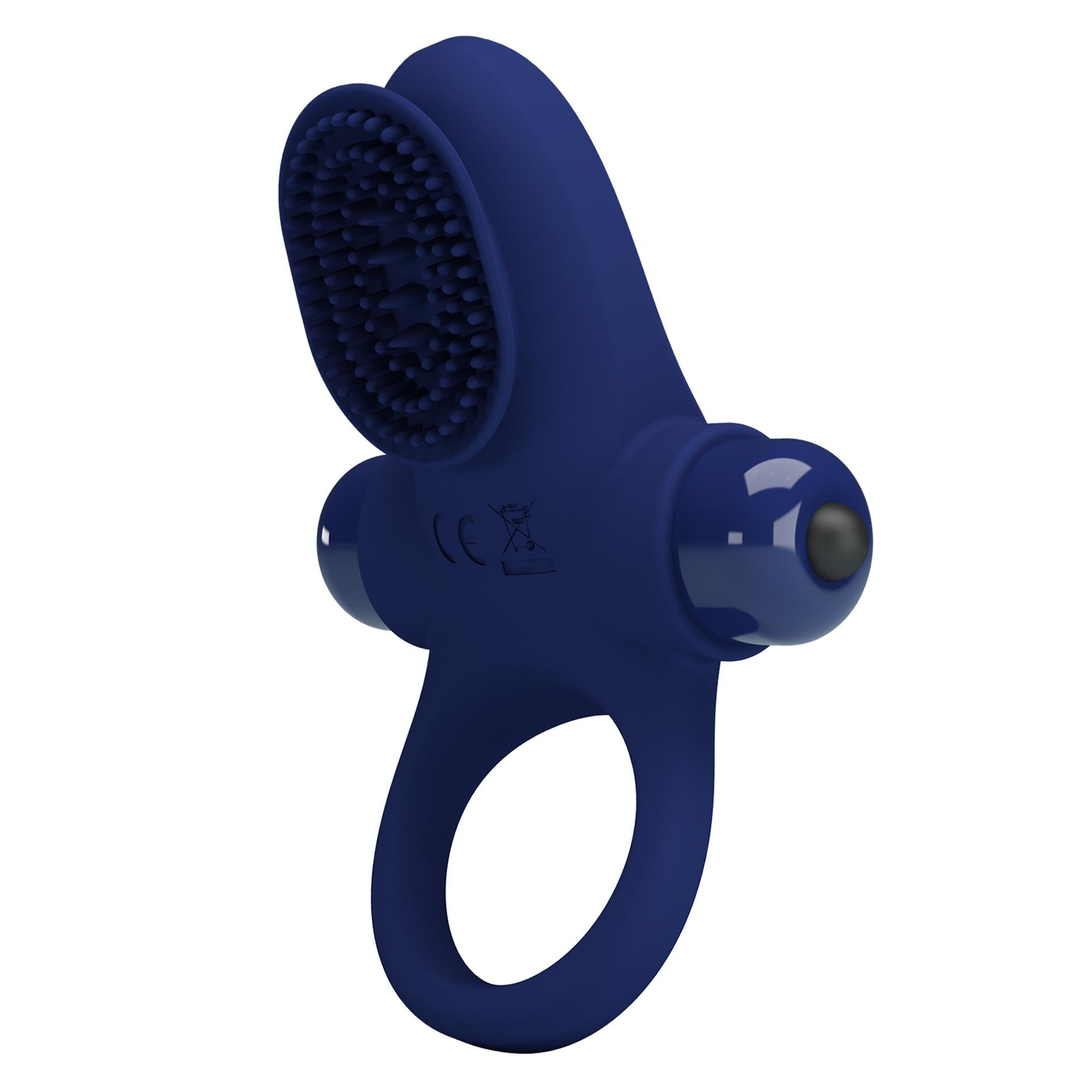 Pierścień erekcyjny wibracyjny Powerful Ring - silikon — zdjęcie 3
