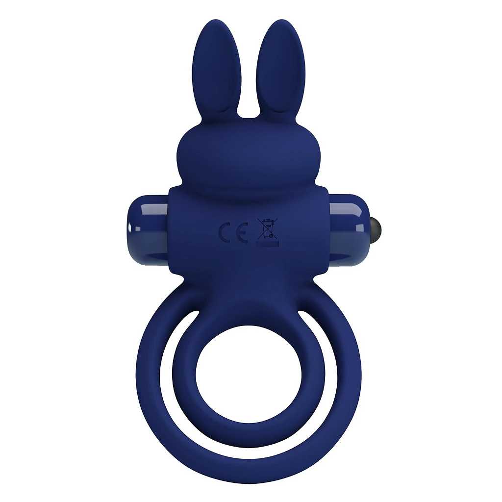 Pierścień erekcyjny wibracyjny Powerful ring - silikon — zdjęcie 2