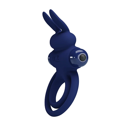 Pierścień erekcyjny wibracyjny Powerful ring - silikon — zdjęcie 4