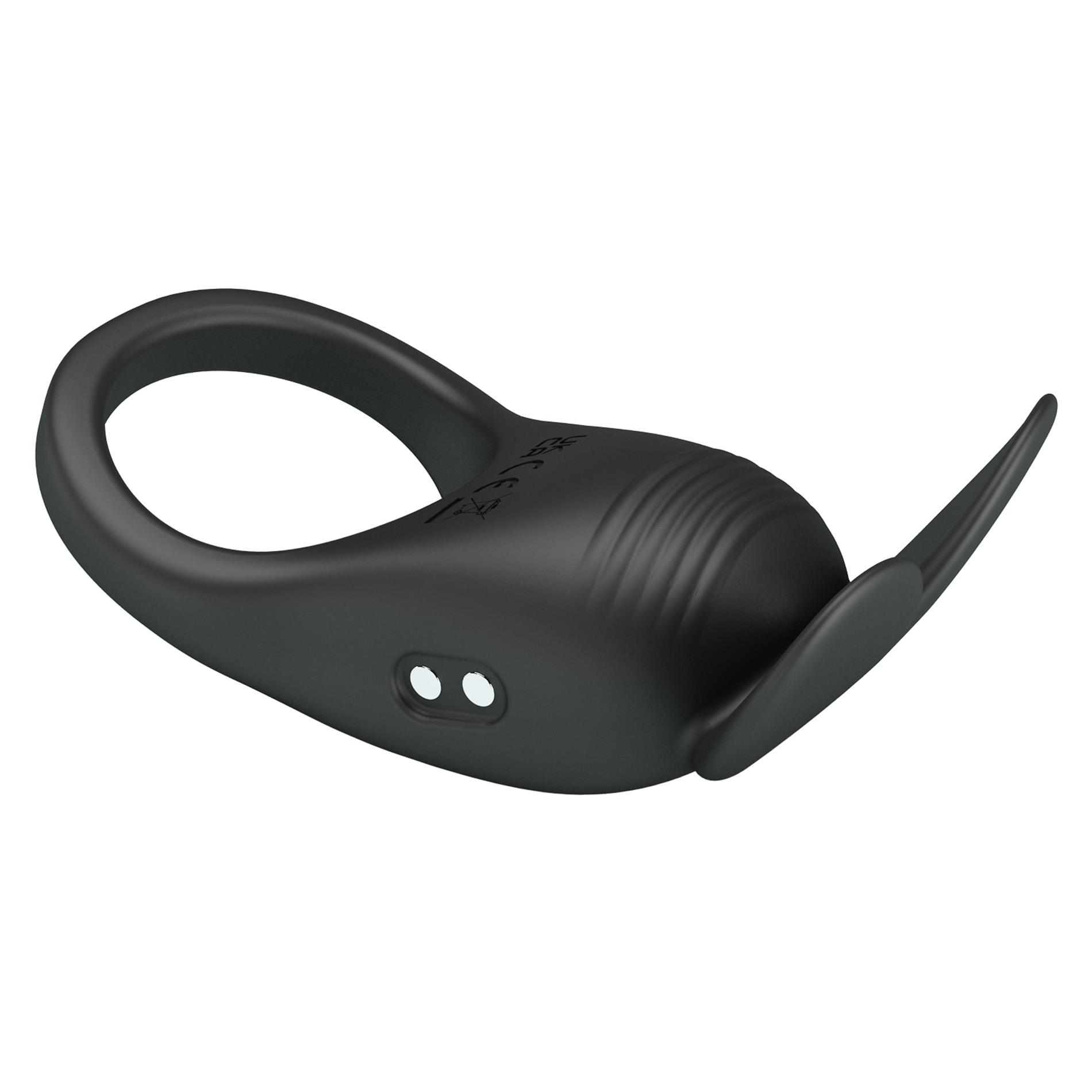 Pierścień erekcyjny wibracyjny Carlton - silikon — zdjęcie 6