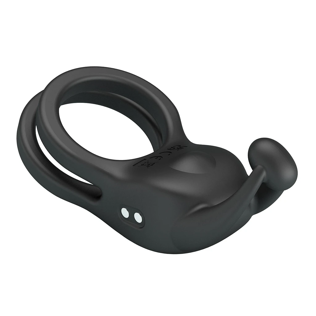 Pierścień erekcyjny wibracyjny Goodwin - silikon — zdjęcie 6