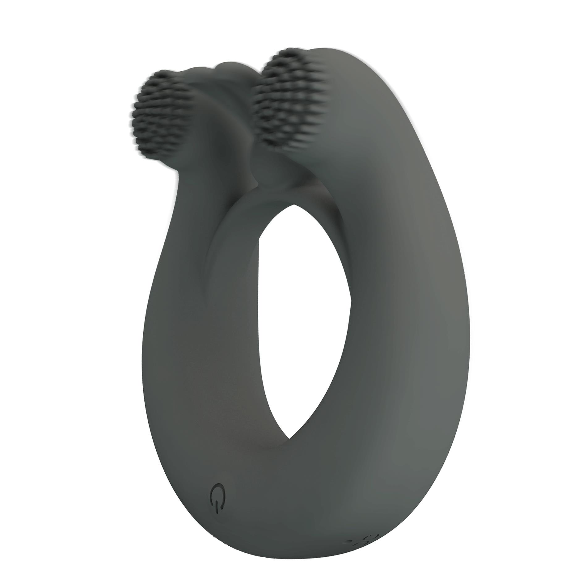 Pierścień erekcyjny wibracyjny Master Ring - silikon — zdjęcie 3
