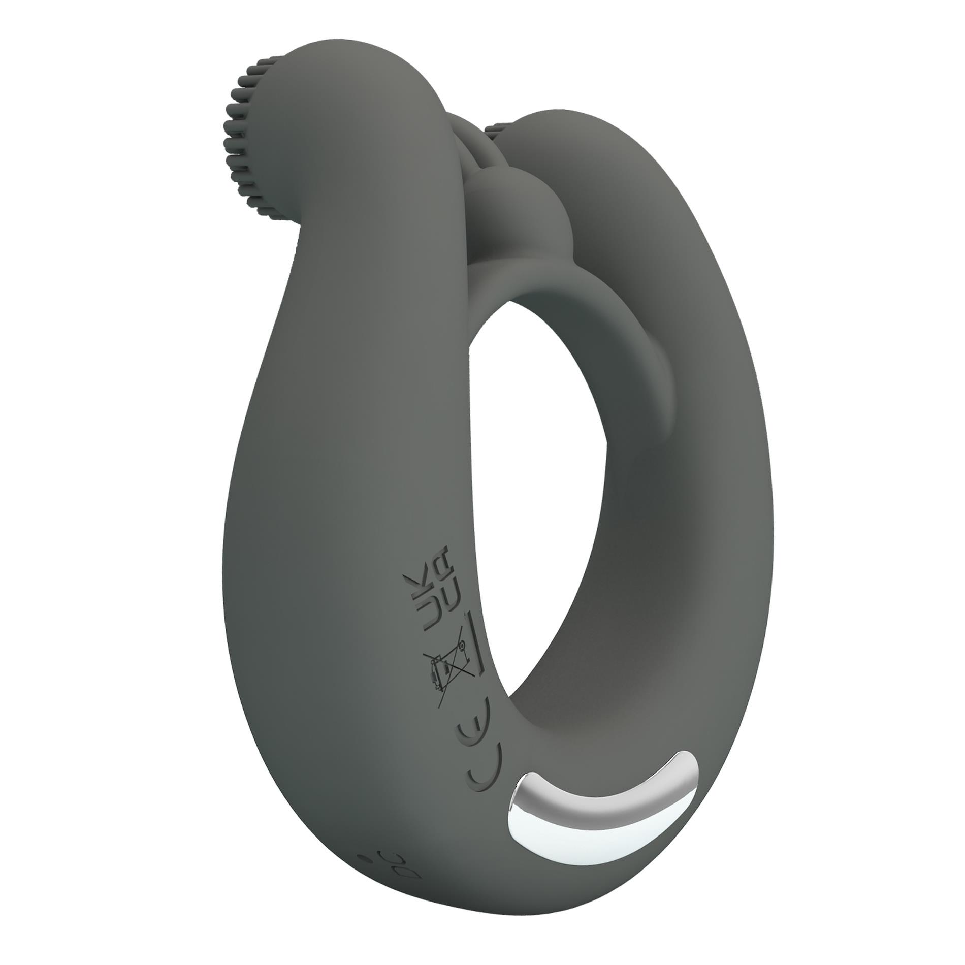 Pierścień erekcyjny wibracyjny Master Ring - silikon — zdjęcie 5