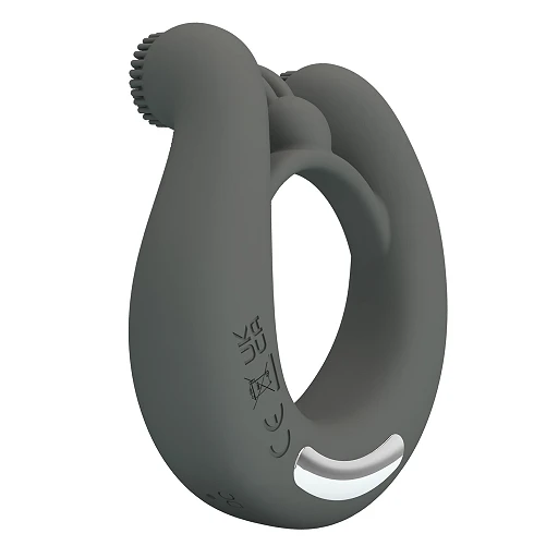 Pierścień erekcyjny wibracyjny Master Ring - silikon — zdjęcie 5