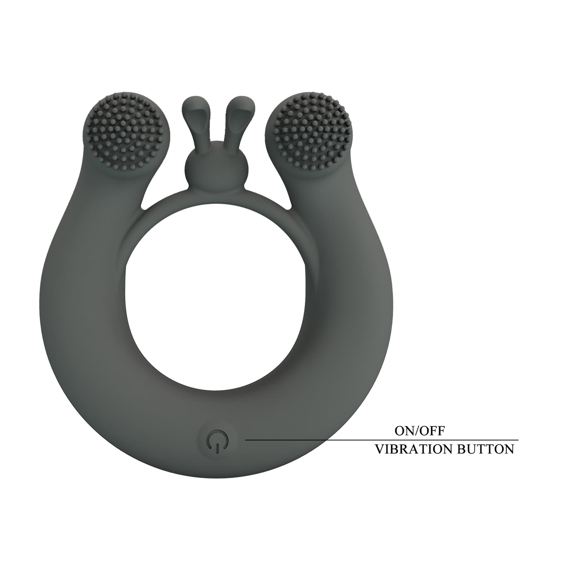 Pierścień erekcyjny wibracyjny Master Ring - silikon — zdjęcie 10