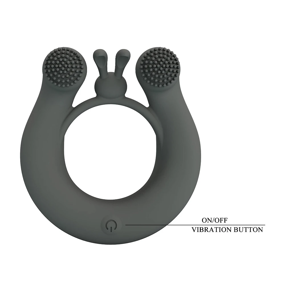 Pierścień erekcyjny wibracyjny Pretty Love Master Ring – silikon — zdjęcie 11
