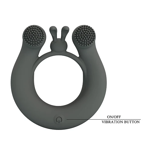 Pierścień erekcyjny wibracyjny Master Ring - silikon — zdjęcie 10