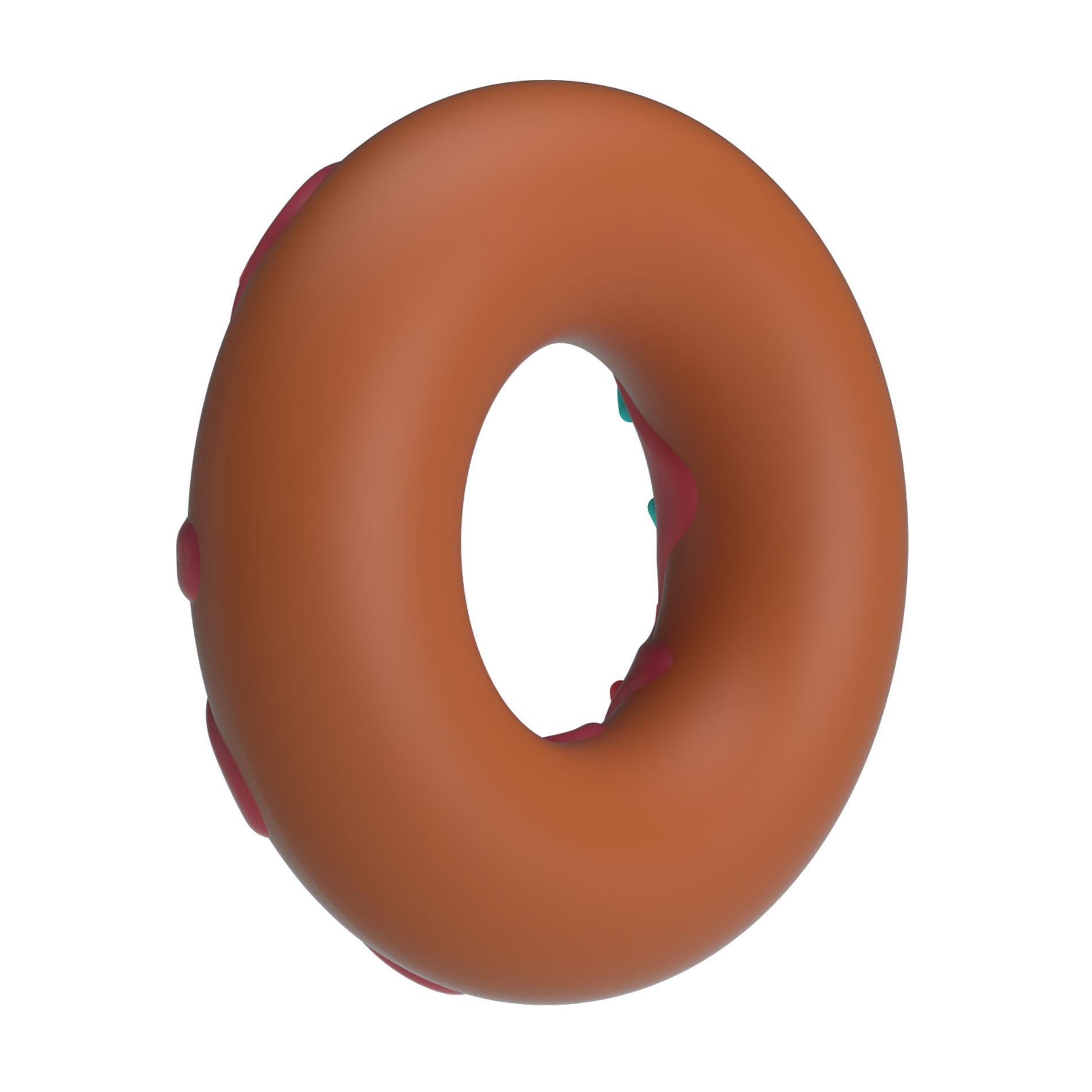 Pierścień erekcyjny Berry Super Donut - silikon — zdjęcie 5