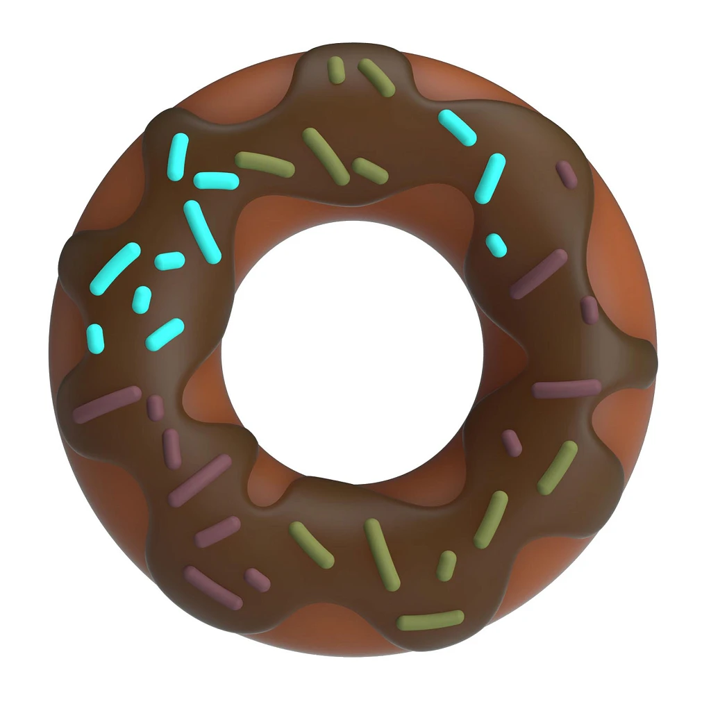 Pierścień erekcyjny Choco Super Donut - silikon — zdjęcie 2
