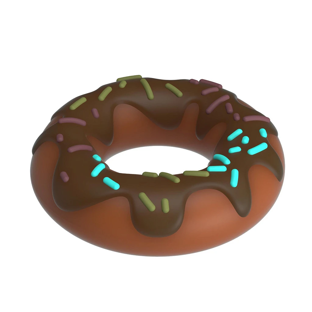 Pierścień erekcyjny Choco Super Donut - silikon — zdjęcie 4