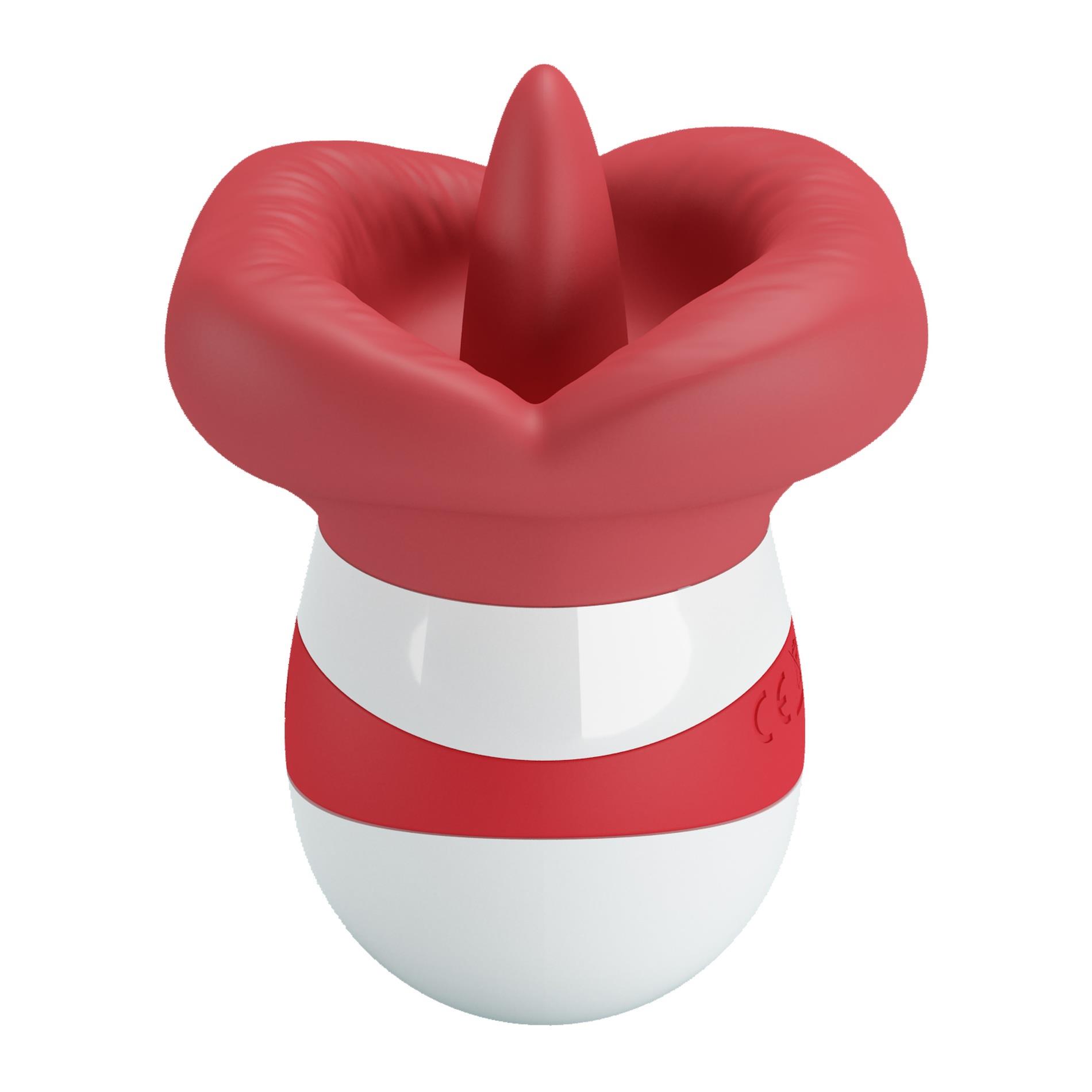 Stymulator z języczkiem Pretty Love Mina – 10 trybów, silikonowy — zdjęcie 6