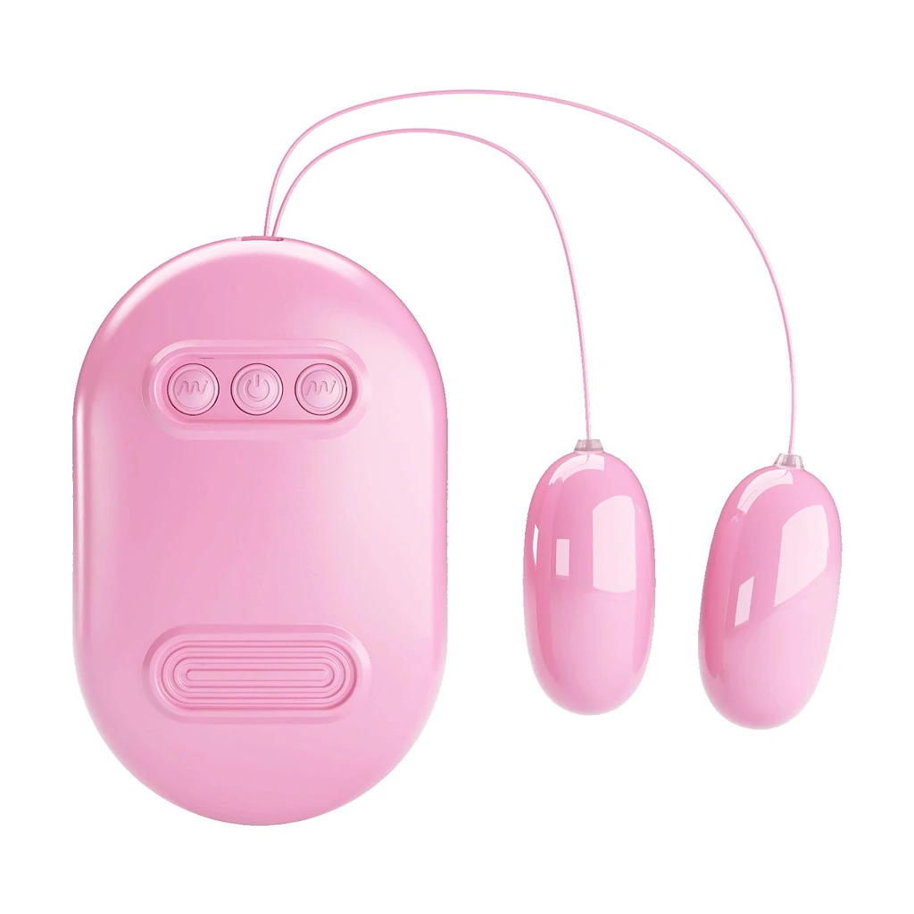 Wibrujące jajeczka Fun Box Pink – 12 trybów, pilot
