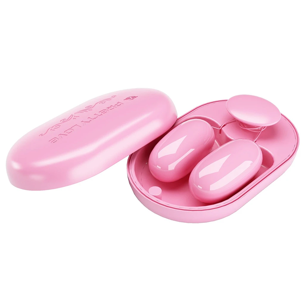 Wibrujące jajeczka Fun Box Pink – 12 trybów, pilot — zdjęcie 3