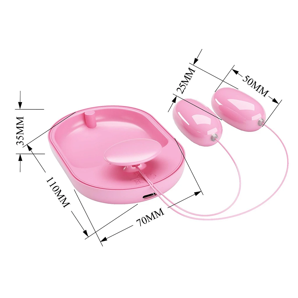 Wibrujące jajeczka Fun Box Pink – 12 trybów, pilot — zdjęcie 7