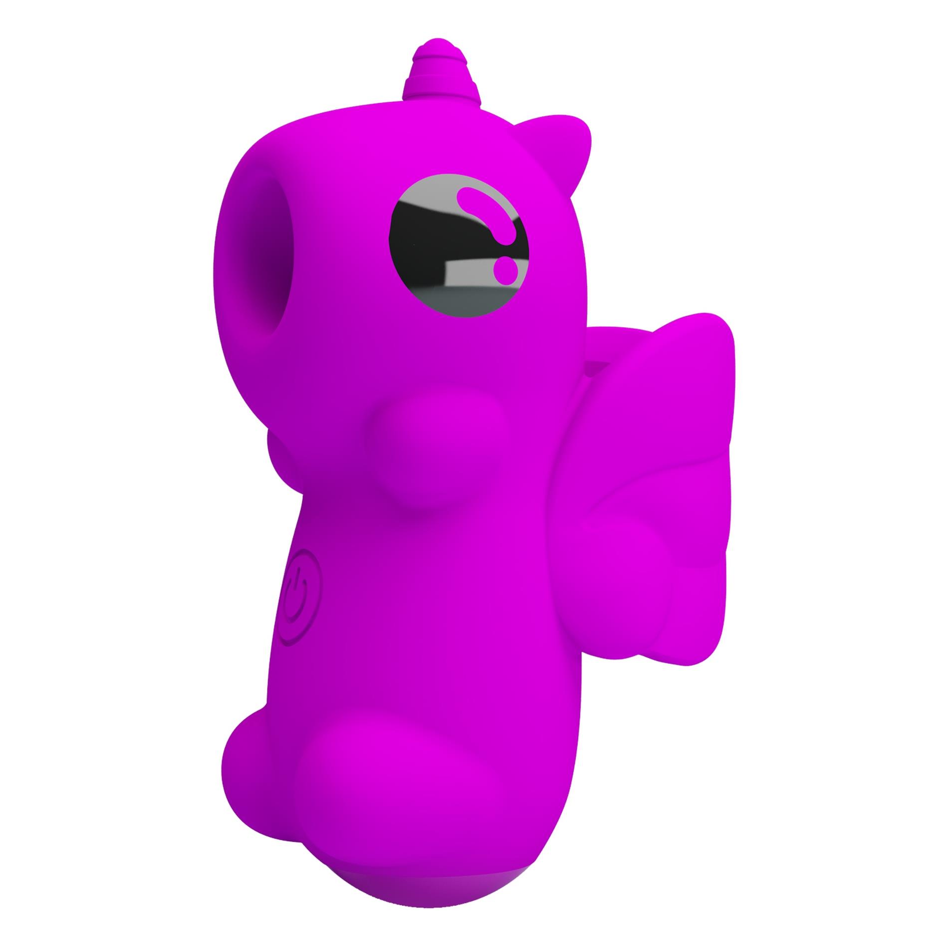 Wibrator na palec Pretty Love Magic Unicorn – 10 funkcji stukania — zdjęcie 3