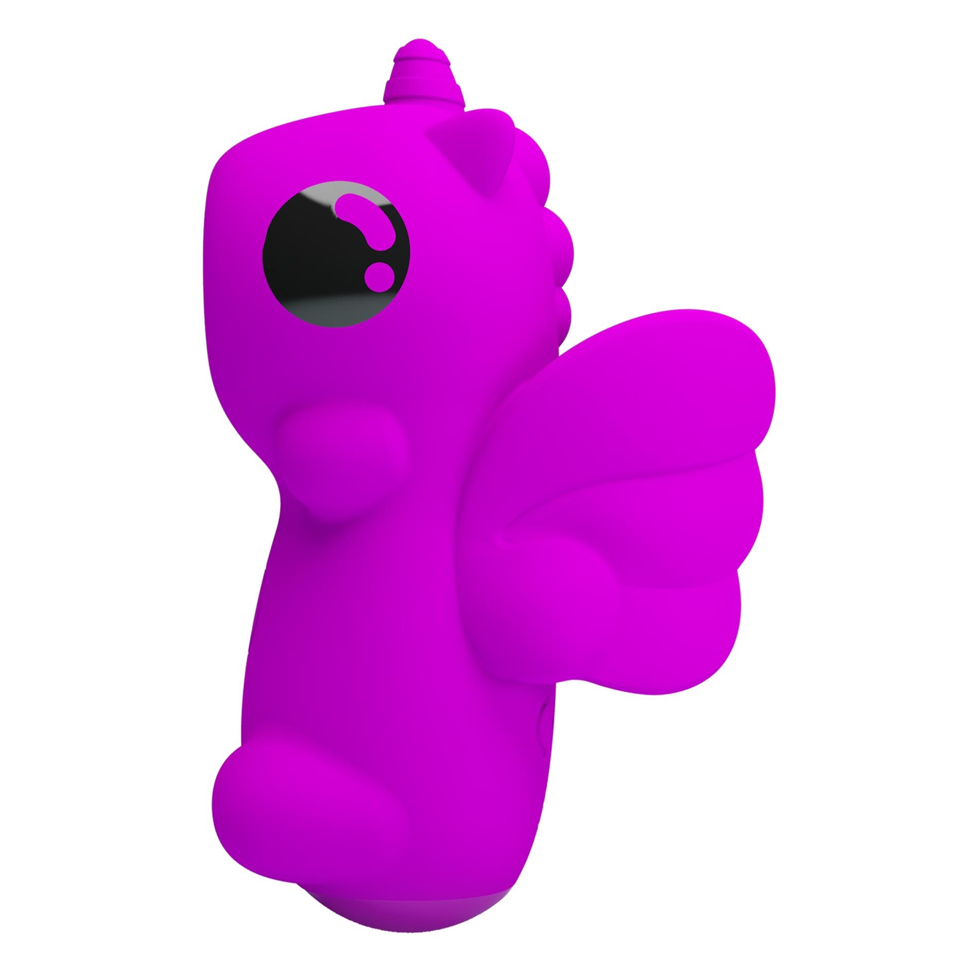 Wibrator na palec Pretty Love Magic Unicorn – 10 funkcji stukania — zdjęcie 4