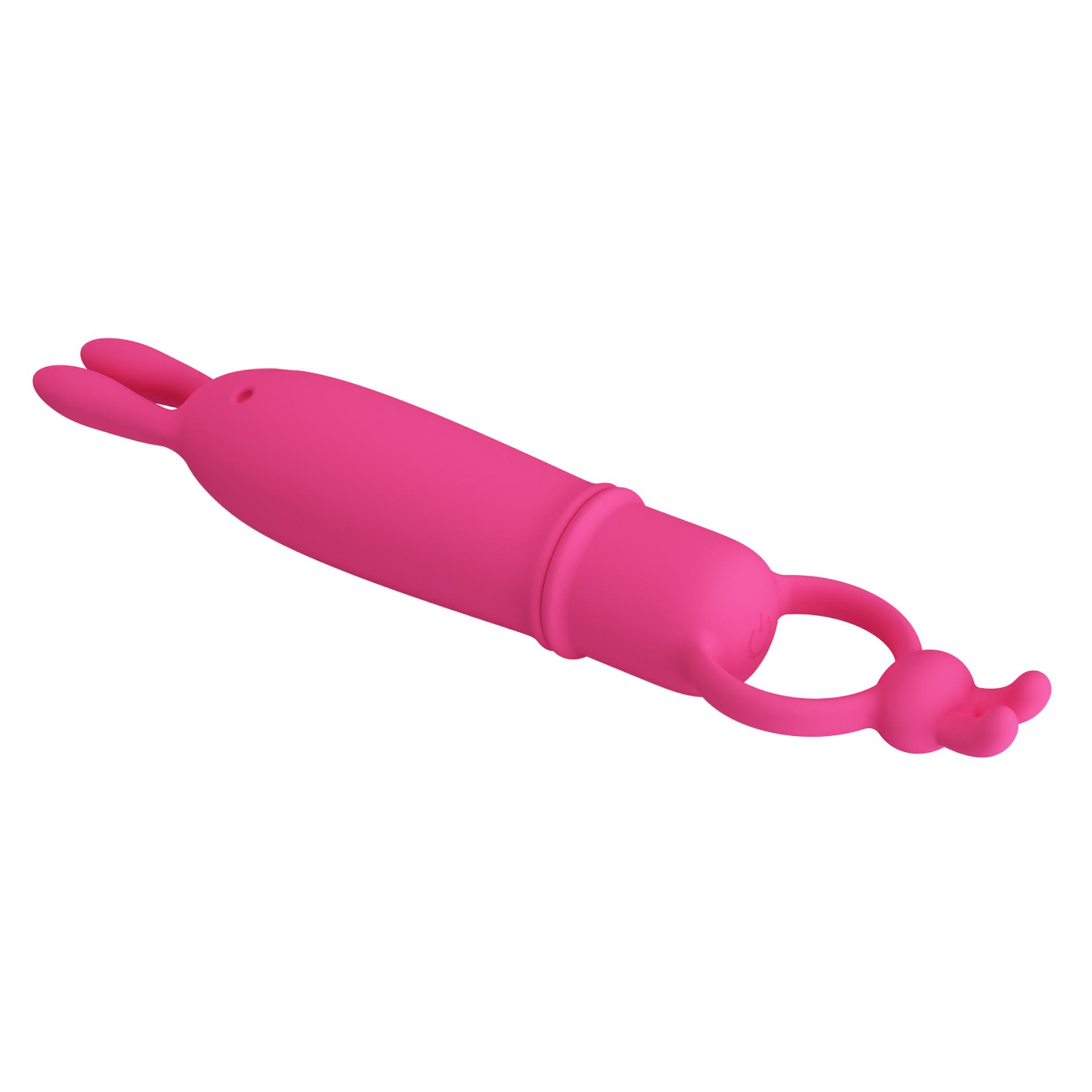 Wibrator Delia Vibrating Bunny – 10 trybów, wodoodporny — zdjęcie 4