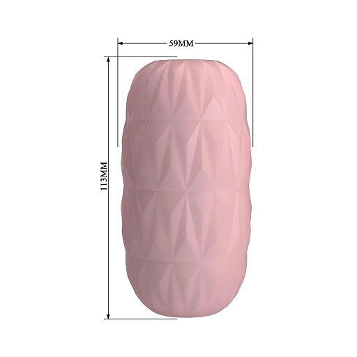 Masturbator jajko Alice – elastyczny TPR, etui podróżne — zdjęcie 4